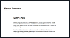 Desktop Screenshot of diamondconsortium.com