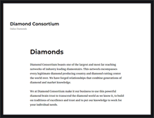 Tablet Screenshot of diamondconsortium.com